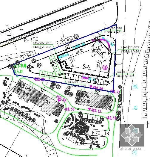 [吉林]大型房地产住宅楼工程项目申请报告（附图纸、投资估算表）-规划方案图