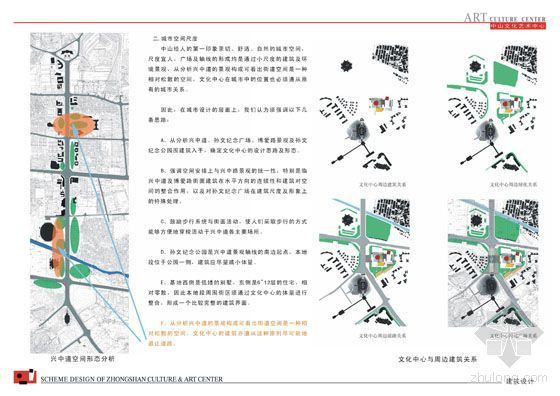 [中山]某文化艺术中心建筑方案文本-城市空间尺度