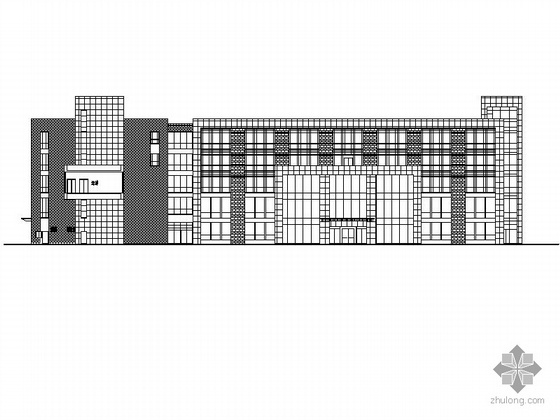 [北京]某五层制衣厂研发楼建筑建筑施工图-02 