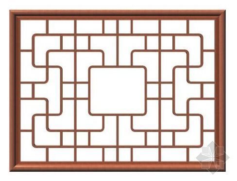 古中式建筑斗拱su资料下载-木质中式古窗