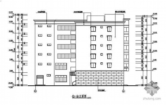 某动物疫情测报站办公及住宅楼建初图-3