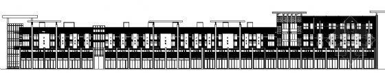 三层沿街商业施工图资料下载-江阴市某二层步行街商业楼建筑施工图