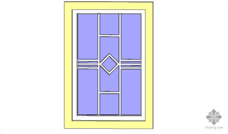 非字竖挺平开窗(内平开、下悬窗）