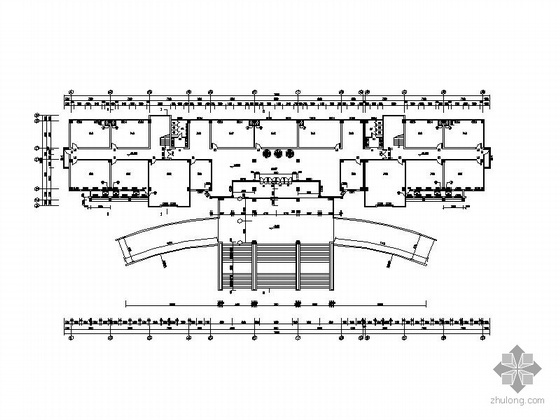 某乡政府四层办公楼建筑施工图- 