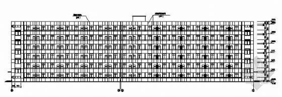 六层小区建筑结构图资料下载-某六层职工宿舍全套建筑结构图纸