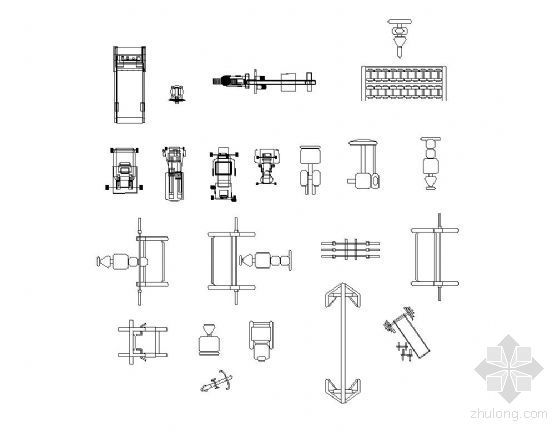 健身器材图块集-2