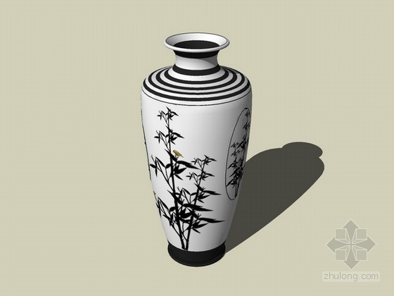 sketchup装饰模型资料下载-花瓶sketchup模型下载