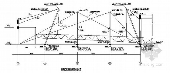 管桁架干煤棚吊装方案资料下载-桁架吊装详图