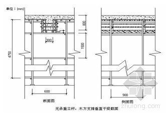 某学院餐厅建筑资料下载-某学院餐厅扩建工程模板施工方案