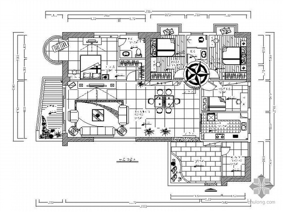 四室两厅设计方案图资料下载-[广东]四室两厅设计方案