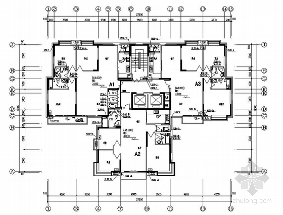 自来水办公楼资料下载-某小区住宅楼及居委会办公楼给排水施工图