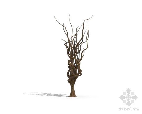 沙漠枯树3d模型资料下载-造型枯树103