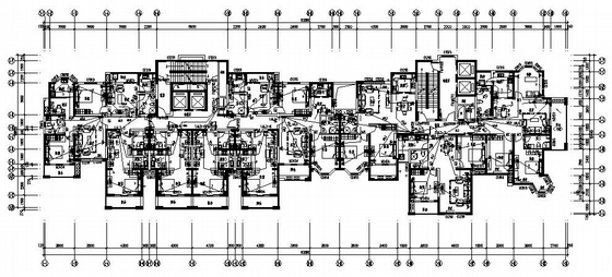 28层住宅楼平面资料下载-某28层住宅楼电气设计图