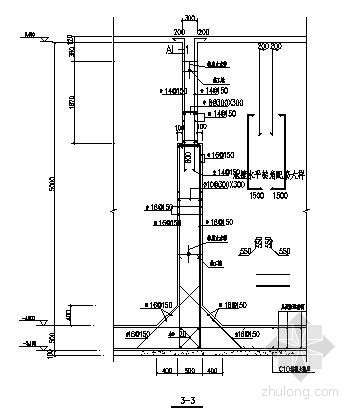 公园水池池底施工图资料下载-水池结构施工图