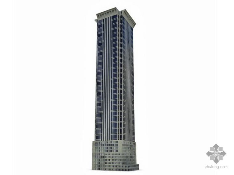 高层建筑小区cad资料下载-高层建筑模型