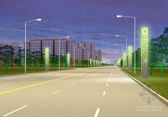 市电路灯施工合同资料下载-[江苏]安置小区路灯亮化工程招标文件