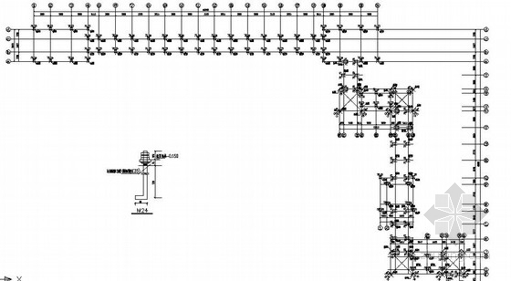 古建长廊设计施工图资料下载-钢结构长廊结构施工图