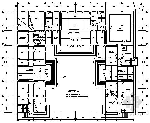 五层办公楼电气施工图纸- 