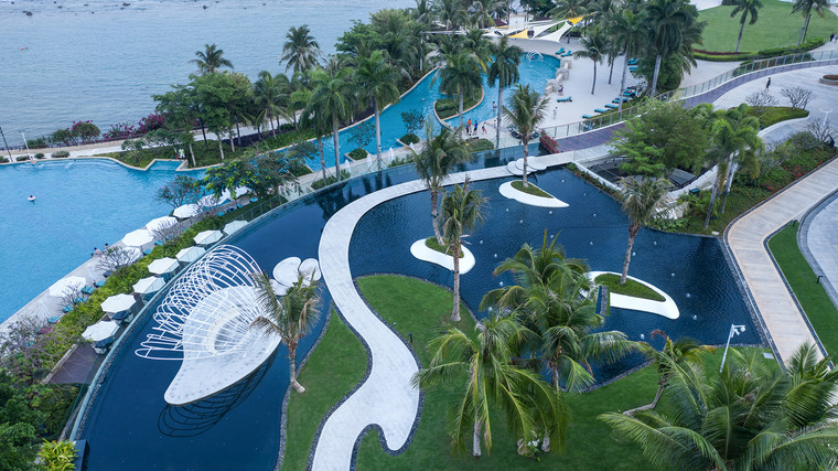 三亚鲁能JW万豪酒店景观-025-talk-to-the-sea-jw-marriott-hotel-sanya-dadonghai-bay-china-by-wr-group