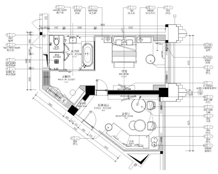 公园设计方案及施工图资料下载-[厦门]希尔顿逸林酒店室内施工图+效果图