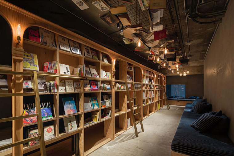 日本京都新开一家书店，不仅能看书还能睡觉-Book and Bed Tokyo