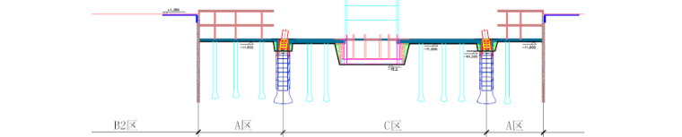 广州新电视塔工程钢筋混凝土核芯筒结构施工组织设计（内容丰富详尽，800余页）-地下桩基图