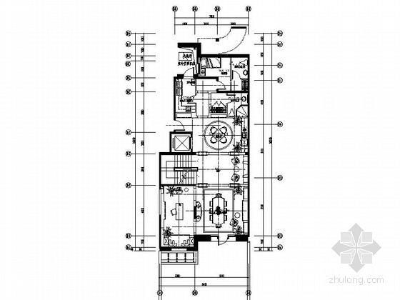 法兰西风格效果图资料下载-[北京]优雅法兰西风情三层别墅住宅CAD施工图（含效果图、实景图）