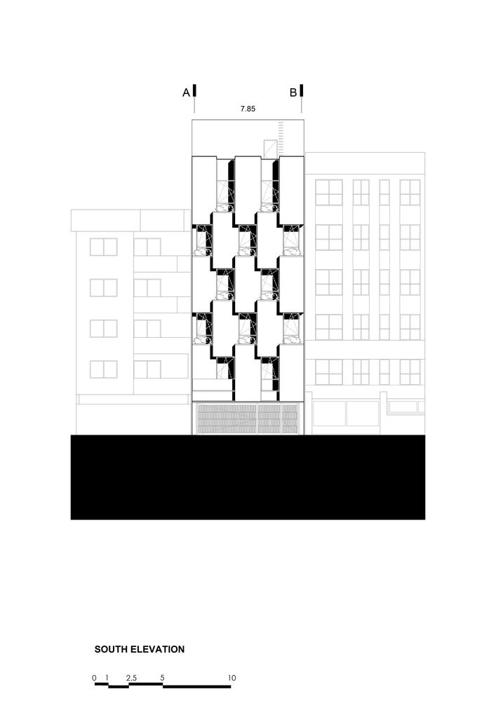 一栋建筑只做一个立面：伊朗棋盘格办公楼_28