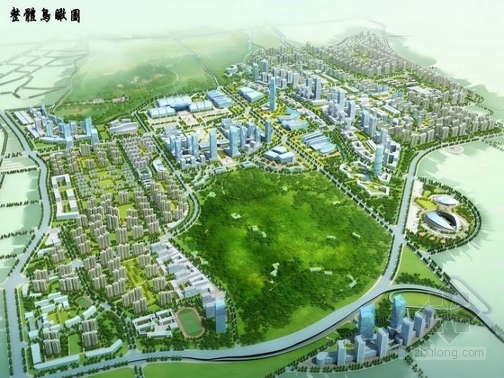ps背景创意图资料下载-[新疆]创意国际会展中心片区及附属社区城市景观规划设计方案