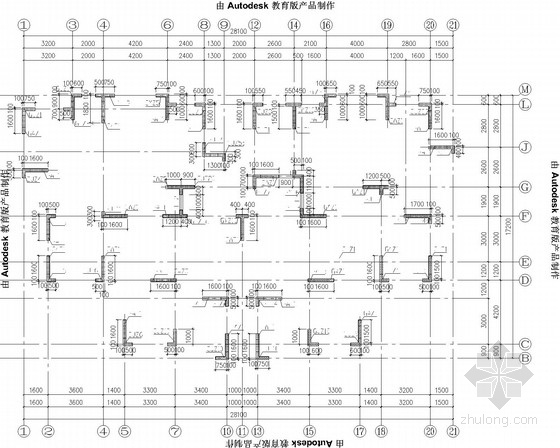 12层住宅设计资料下载-带半储藏室12层住宅剪力墙结构施工图