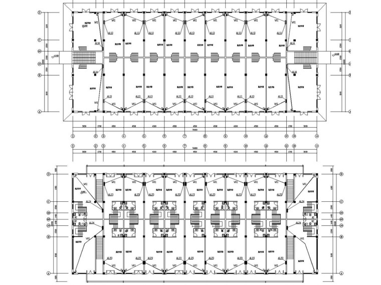 两层商业装修图资料下载-[安徽]二层商业楼电气施工图最新设计