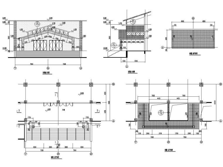 钢结构雨棚结构设计说明资料下载-钢结构雨篷幕墙图纸及软件计算书