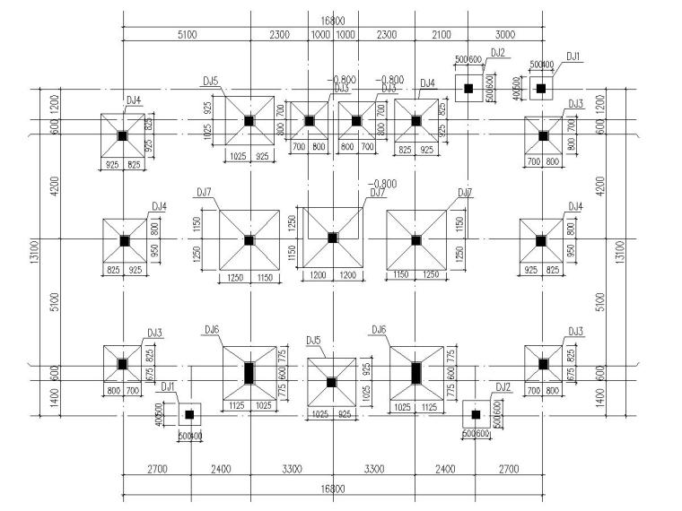碧桂园别墅CAD资料下载-碧桂园三层框架别墅结构施工图