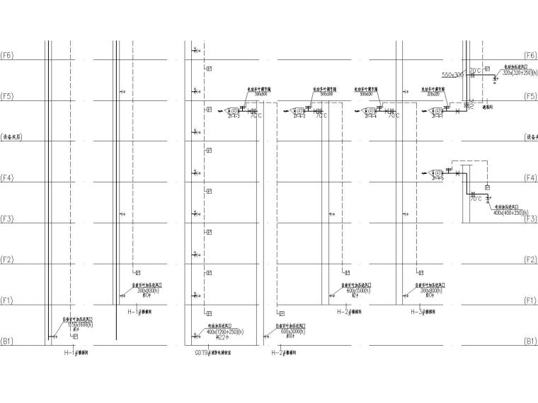 [乌兰察布]医院暖通施工图-（大院出品，含制冷机房详细设计图）-系统图_t3-Model