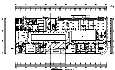 [安徽]某二层办公楼全专业施工图（2016最新、含室内工程施工图）-一层照明平面图