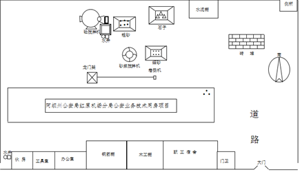 [四川省]阿坝州公安局红原机场分局公安业务施工组织设计（施工组织设计，附施工进度图和施工总平面图）_2