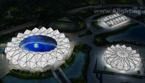 体育场景观资料下载-深圳大运中心主体育场钢屋盖结构设计