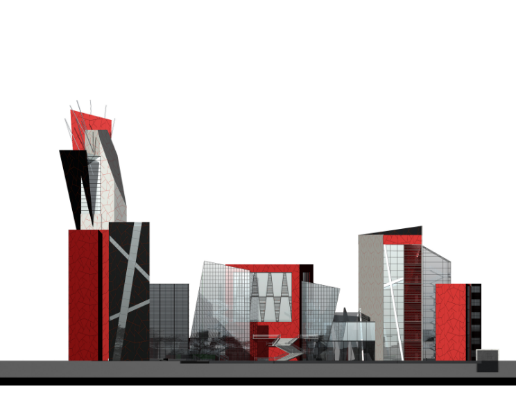 工业园区规划及单体设计资料下载-北京市戏校规划及单体方案文本（CAD图纸）