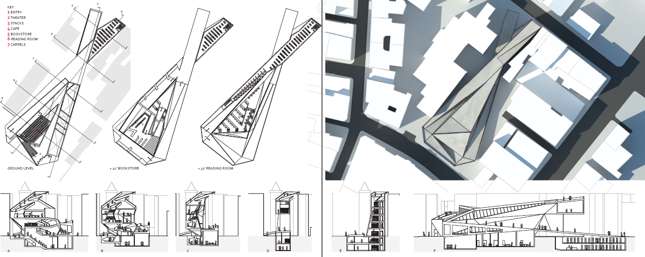 關鍵詞: 學生建築設計作品集建築設計資料建築學學生