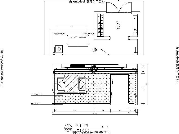 [北京]精装欧式三层别墅设计施工图-[北京]精装欧式三层别墅设计立面图