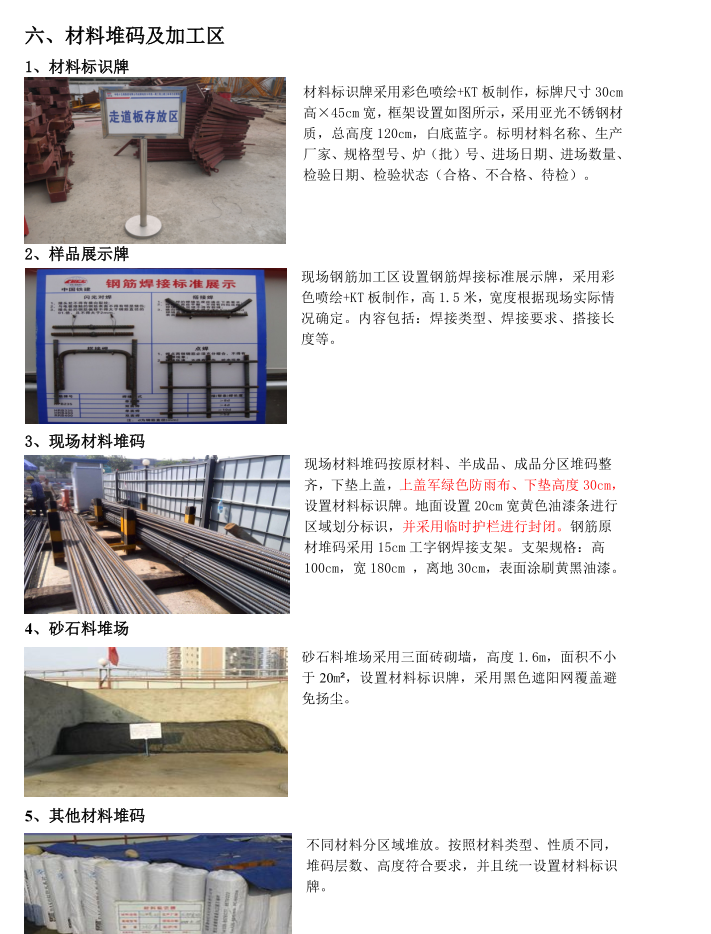 中国铁建成都地铁工程项目安全生产文明施工标准化手册-76页-加工区