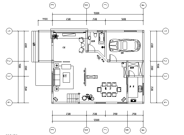 欧式别墅一层资料下载-欧式风格二层别墅设计施工图（附效果图）