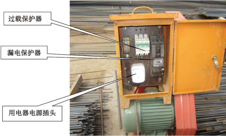 建筑工程施工现场临时用电安全技术作业指导书（附图较多）-开关箱内部电器装置