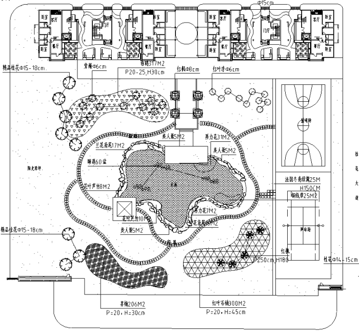 假山瀑布施工图资料下载-[湖南]现代化生物工业园区景观设计施工图