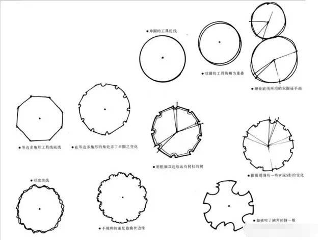 景观快题设计中植物表达技法！_3