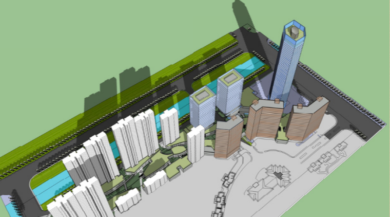 绿地云台剖面图资料下载-[绿地]高层商业及住宅建筑设计方案文本