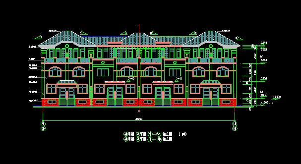 低密度住宅小区方案文本资料下载-金碧骏鸿花园低密度住宅施工图
