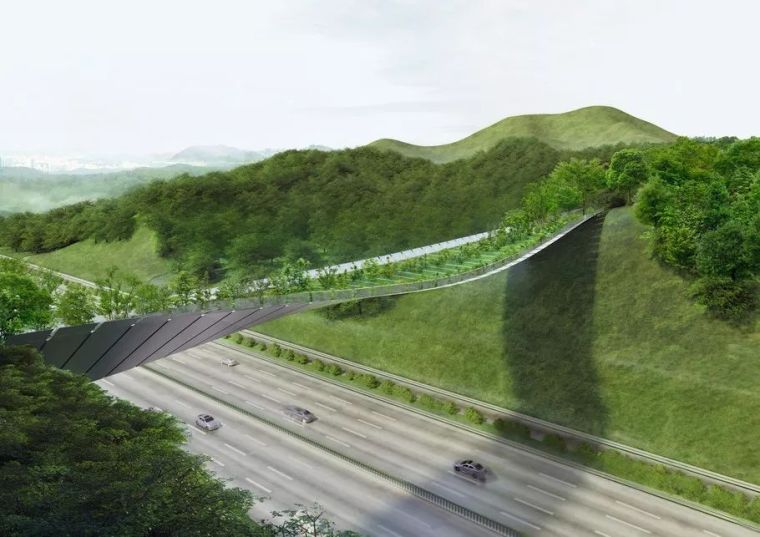京釜高速创意生态桥设计也可以成为一种艺术_3