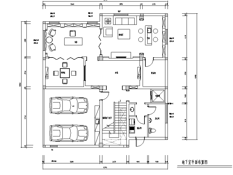 古典风格别墅资料下载-[江苏]美式古典风格500平米联体别墅设计施工图（附效果图）