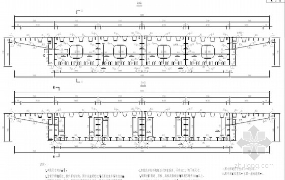 单箱四室箱梁资料下载-[湖南]40m单箱四室结构钢箱梁梁体设计图29张（钢箱梁宽16米 梁高1.84米）